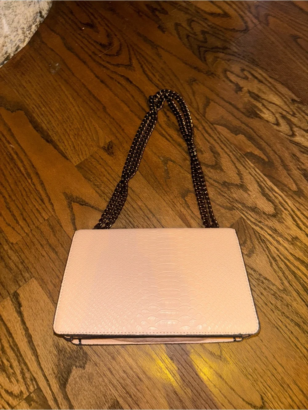 Crossbody Shoulder Bag for Women Luxury Snake-Print Chain Strap Satchel Purse